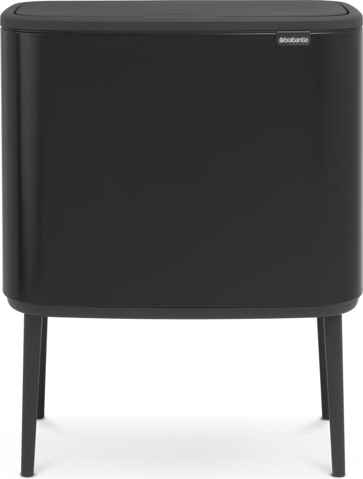 Bo Touch Bin Mülleimer 3 x 11 l schwarz matt