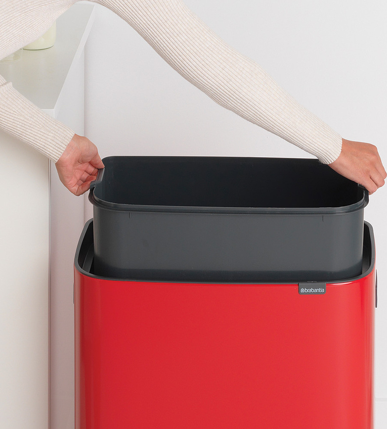 Poubelle Bo Touch Bin 60 l, argent