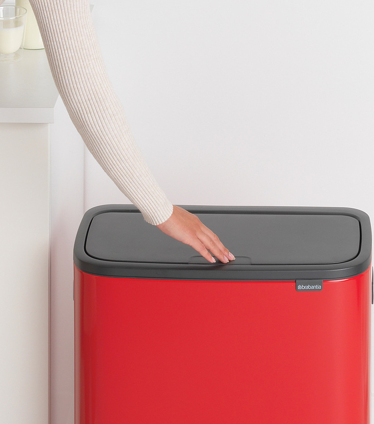 Poubelle Bo Touch Bin 60 l, argent