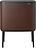 Bo Touch Bin Poubelle à double compartiment, 11 L + 23 L, marron, finition brillant minéral