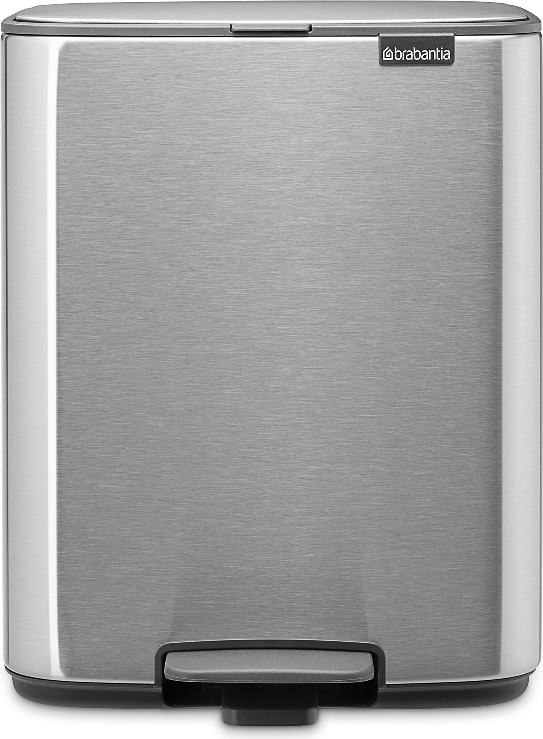 Bo Treteimer 12 l, mattierter Stahl