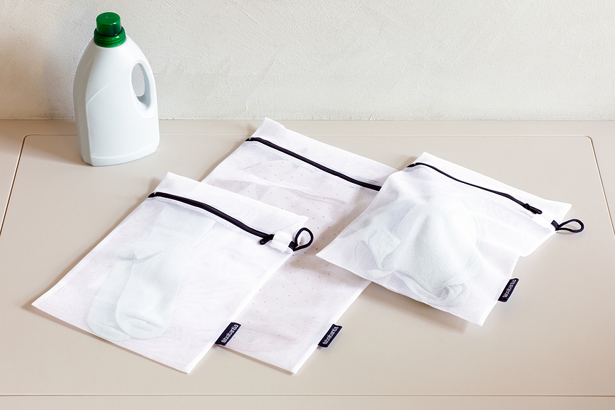 Bolsas de Malla para ropa delicada Brabantia, blanco y negro, 3 unidades