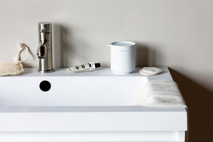 Contenedor de baño MindSet, blanco