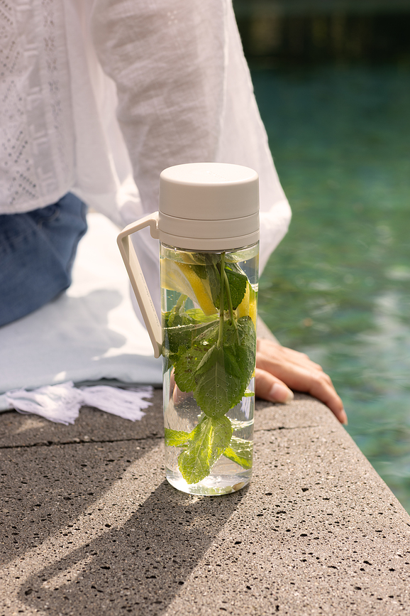 Botella de agua Make & Take, verde jade