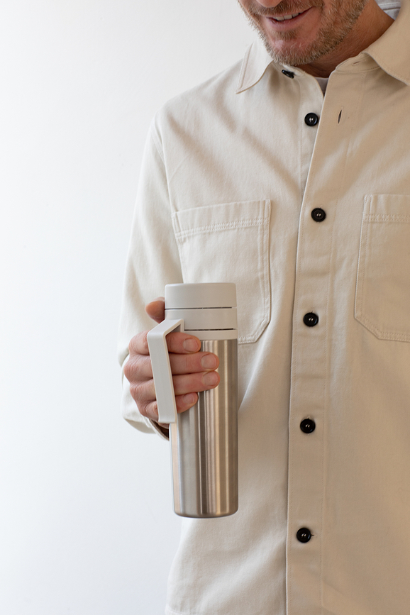 Botella térmica Make & Take, 500 ml, gris oscuro