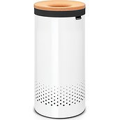 Brabantia 35 L laundry basket white steel with a cork lid