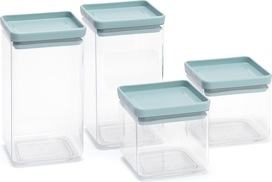 Brabantia Boîtes de Rangement carrées, Lot de 4