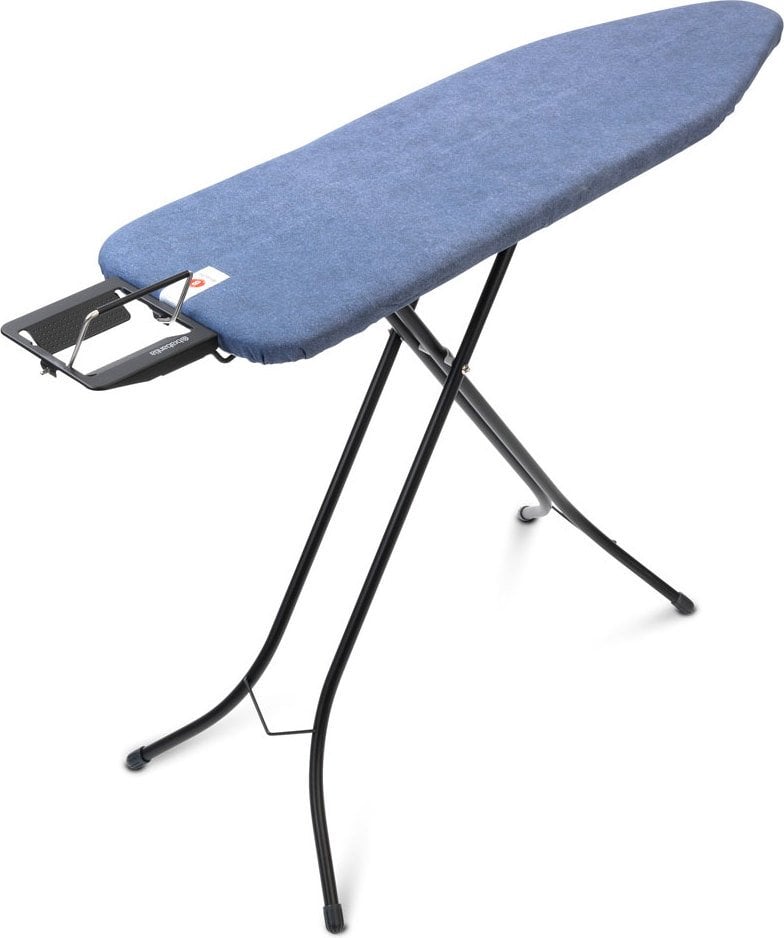 Brabantia Bügelbrett Gr. B denim blue mit Ablage für Bügeleisen
