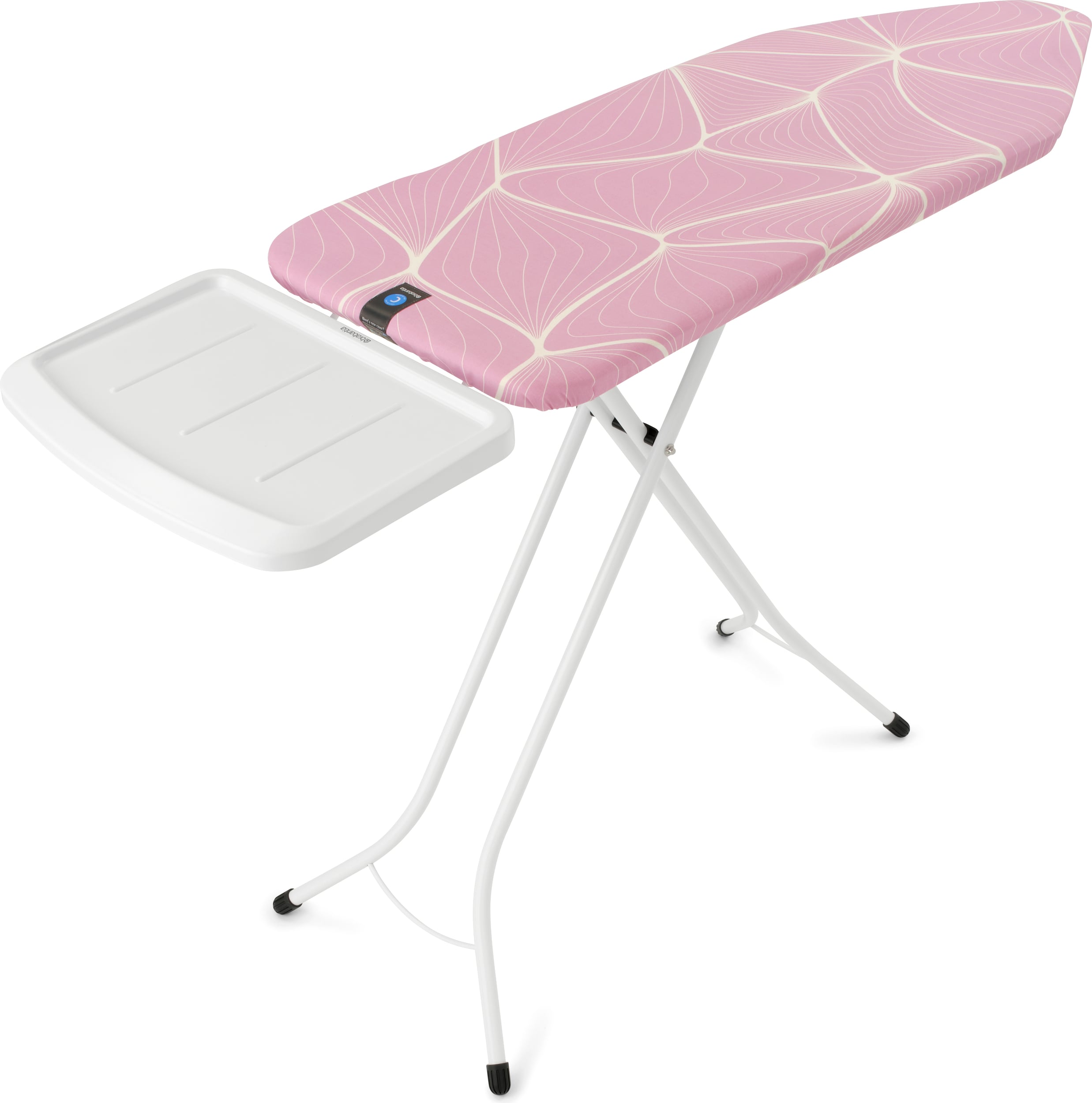 Brabantia Bügelbrett Lilac Waves Größe C mit Bügeleisenablage