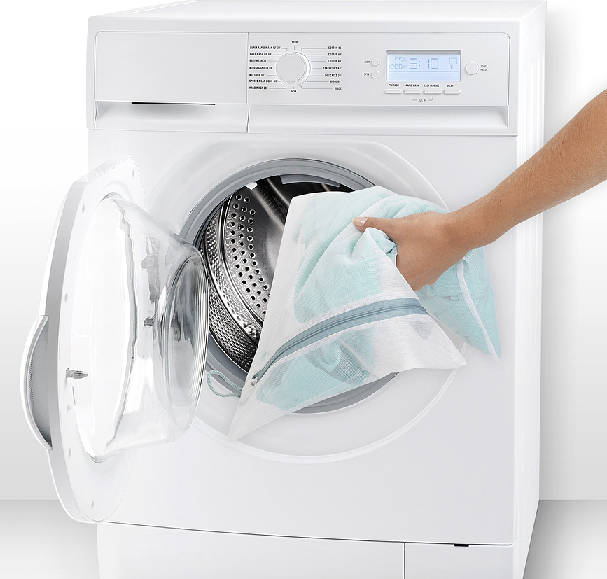 Brabantia Σακούλες Πλυντηρίου για ευαίσθητα, λευκές-μαύρες, 3 τμχ