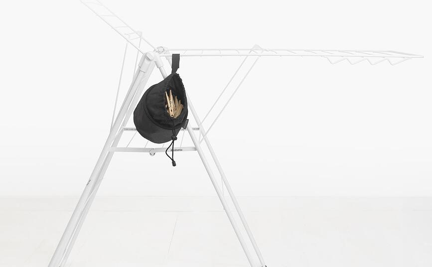 Brabantia Θήκη για Μανταλάκια, μαύρη