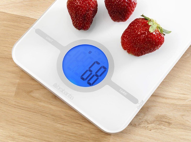 Brabantia Tasty+ Kuhinjska tehtnica, svetlo siva