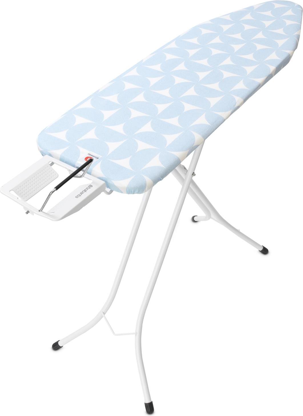 Brabantia Fresh Breeze Bügelbrett Gr. B mit Ablage für Bügeleisen