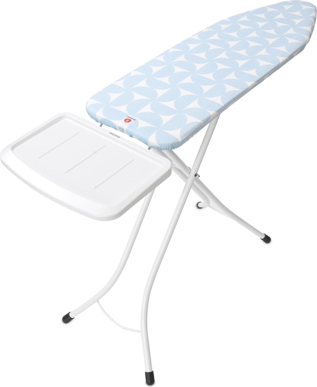 Brabantia Fresh Breeze Bügelbrett Gr. B mit Ablage für Dampfstation