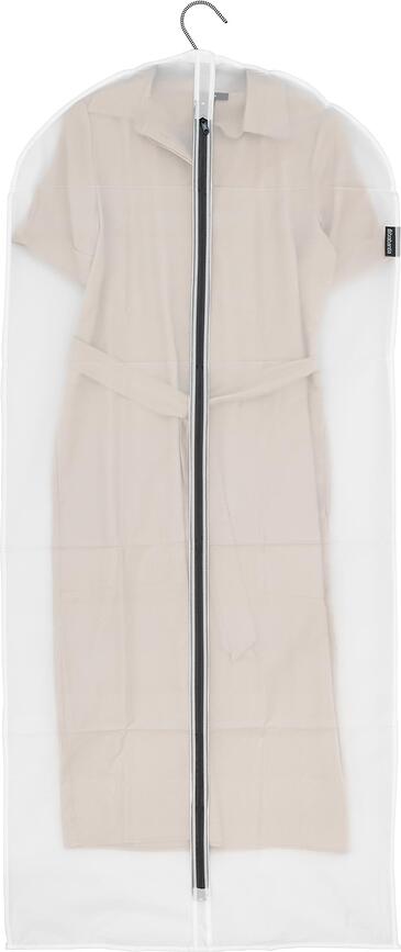 Brabantia Housses de Protection pour Vêtements, taille L, blanches et noires, Lot de 2