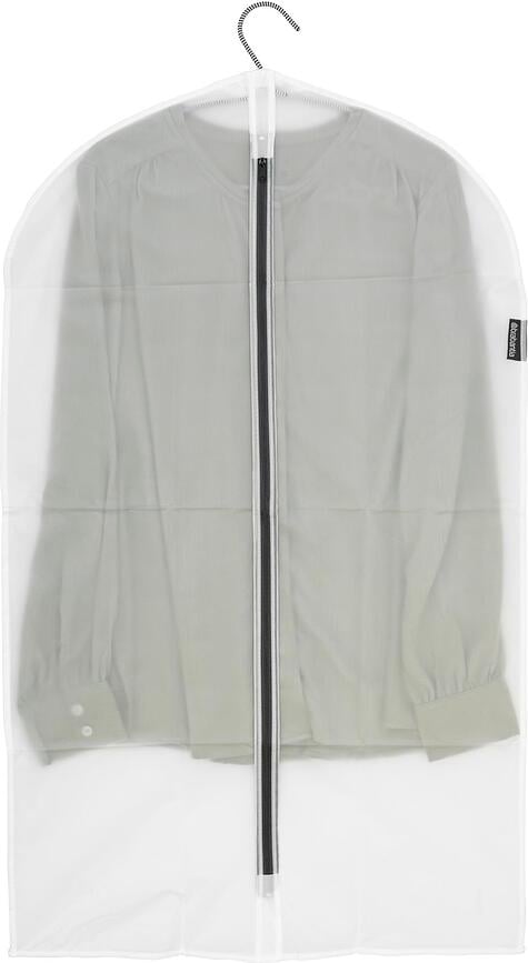 Brabantia Housses de Protection pour Vêtements, taille L, blanches et noires, Lot de 2