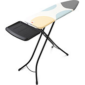 Brabantia Ironing board size B spring bubbles ecru with base for steam generator