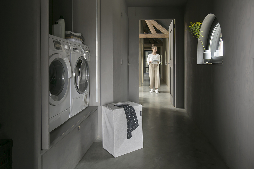 Brabantia Koš za perilo, 55 l, siv