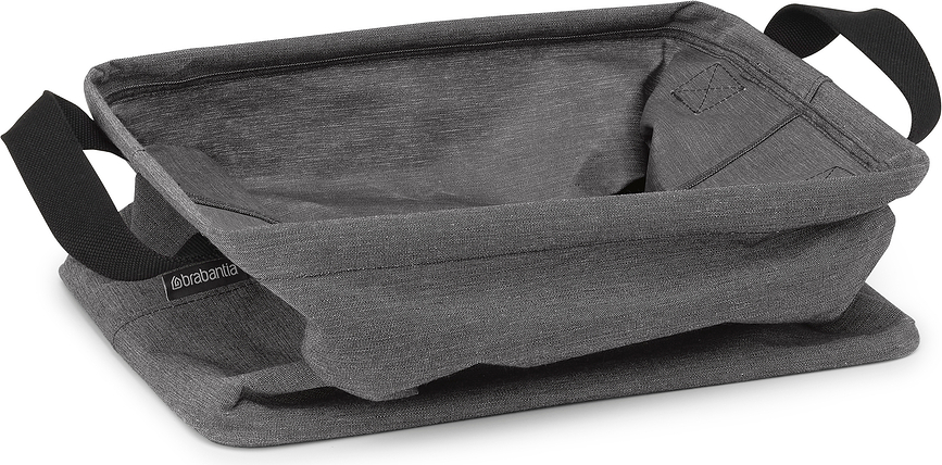 Brabantia Koš za perilo, zložljiv, 35 l, temno siv