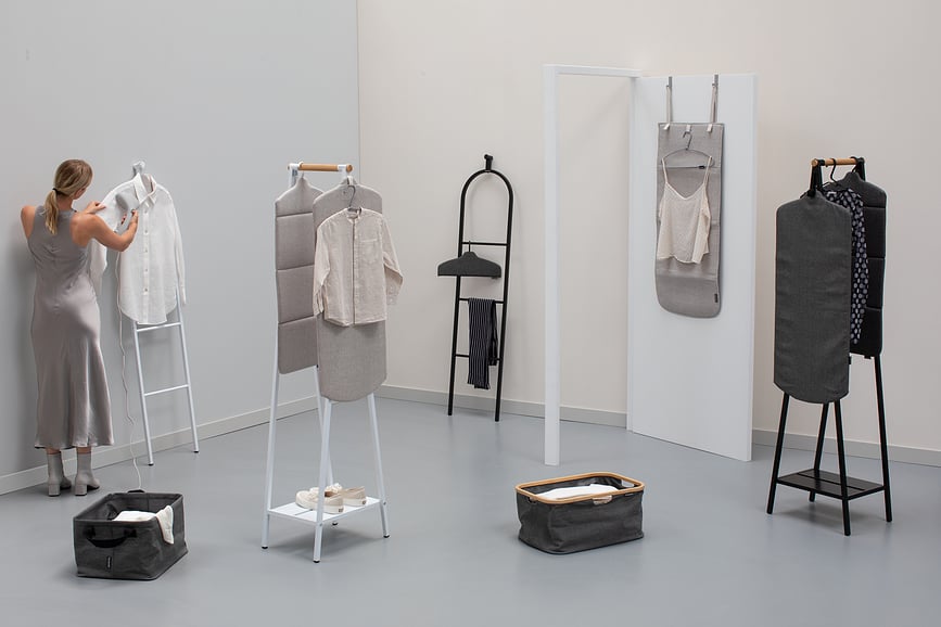 Brabantia Košara za rublje sklopiva 35 l tamnosiva