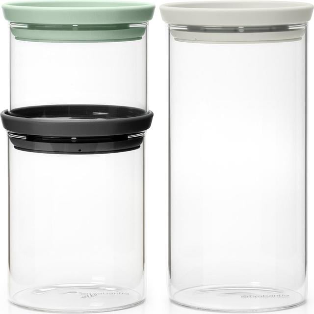 Brabantia Küchenbehälter aus Glas 3 St. - 298325
