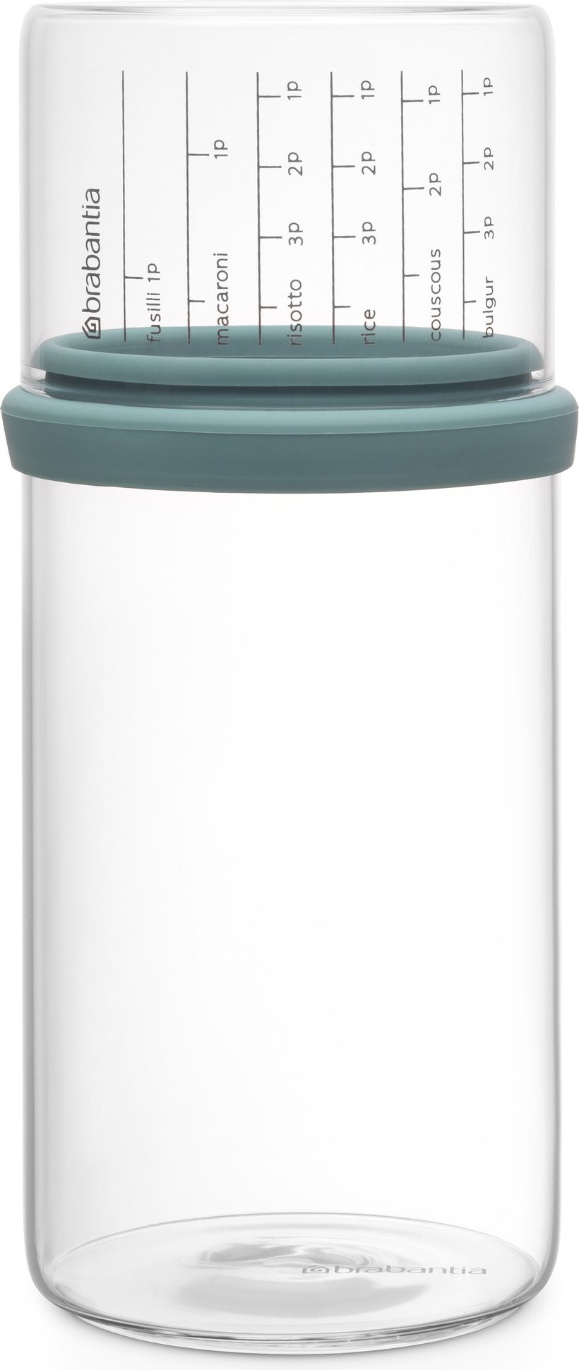 Brabantia Lagerbehälter 1 l mintgrün mit Messbecher