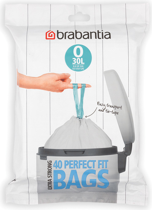 Brabantia PerfectFit Bags O 30 litre Dispenser Pack of 40 bags