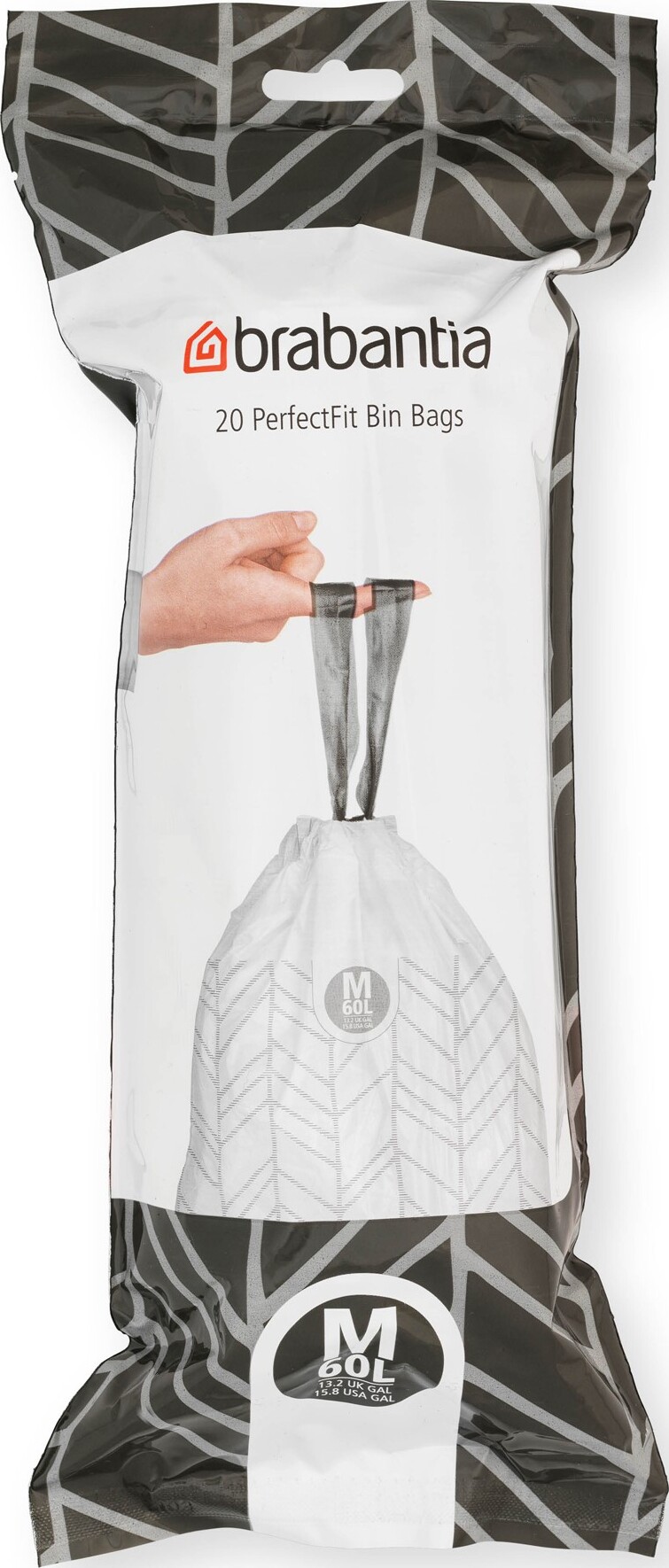 Brabantia Müllsäcke Größe M 60 l PerfectFit 120 St.