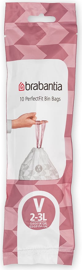 Brabantia Müllsäcke Größe V 2-3 l PerfectFit 10 St.