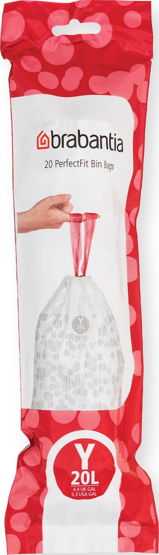 Brabantia PerfectFit Bags Y 20 litre Multipack of 120 bags 6x20