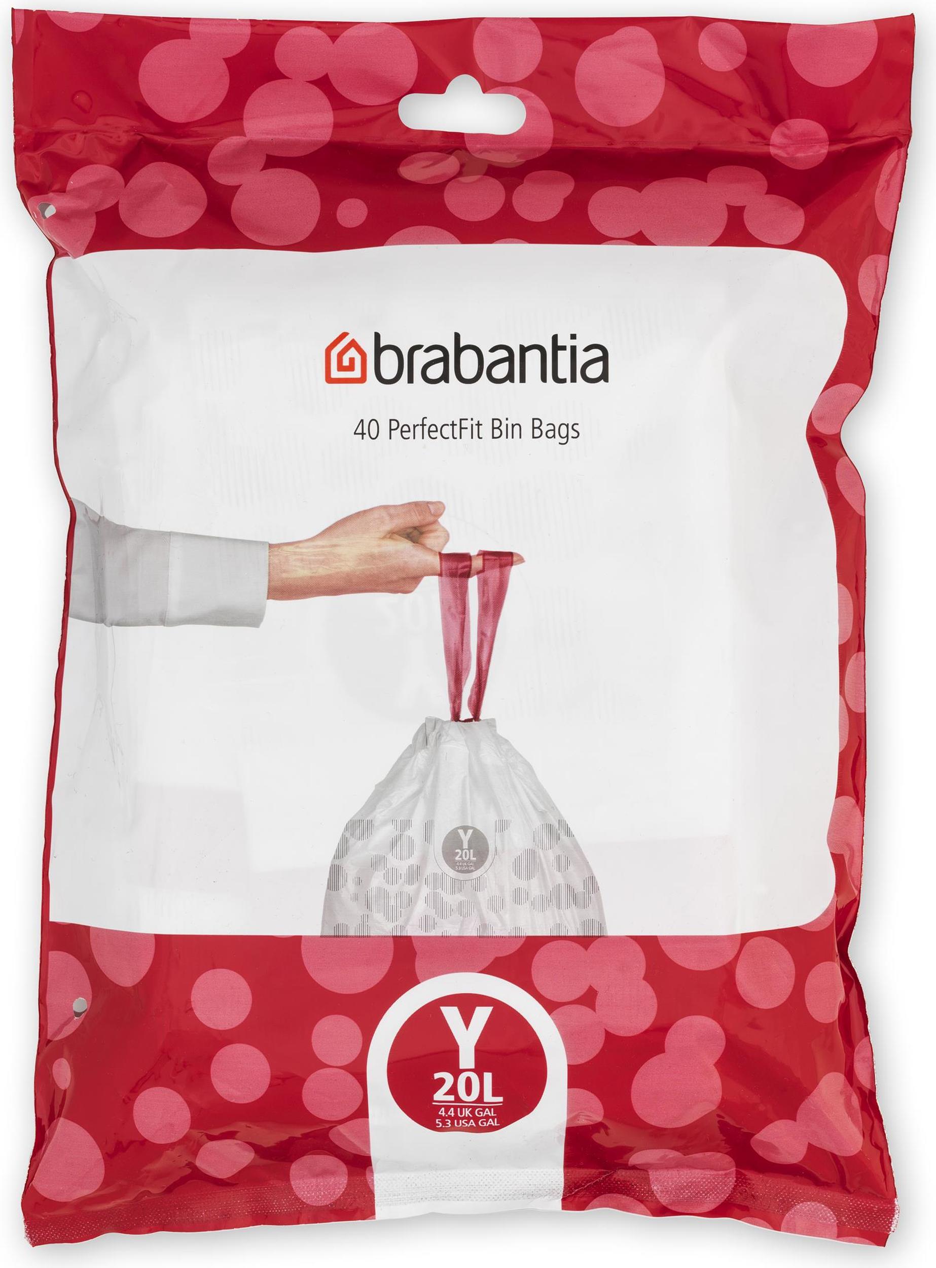 Brabantia Müllsäcke Größe Y 20 l PerfectFit 40 St.