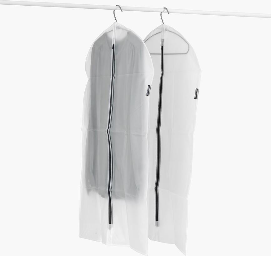 Brabantia Navlake za Odjeću XL zaštitne bijelo-crne 2 kom.