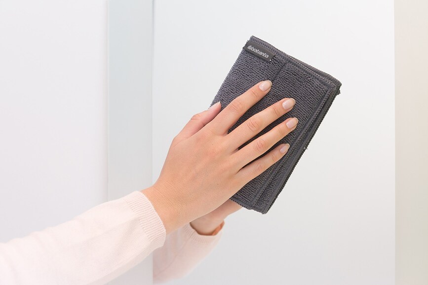 Brabantia Πανιά Καθαρισμού, από μικροΐνες, γκρι-πράσινα, 3 τμχ