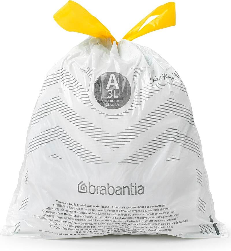 Brabantia PerfectFit Sacs Poubelle taille G, 23-30 L, Lot de 120