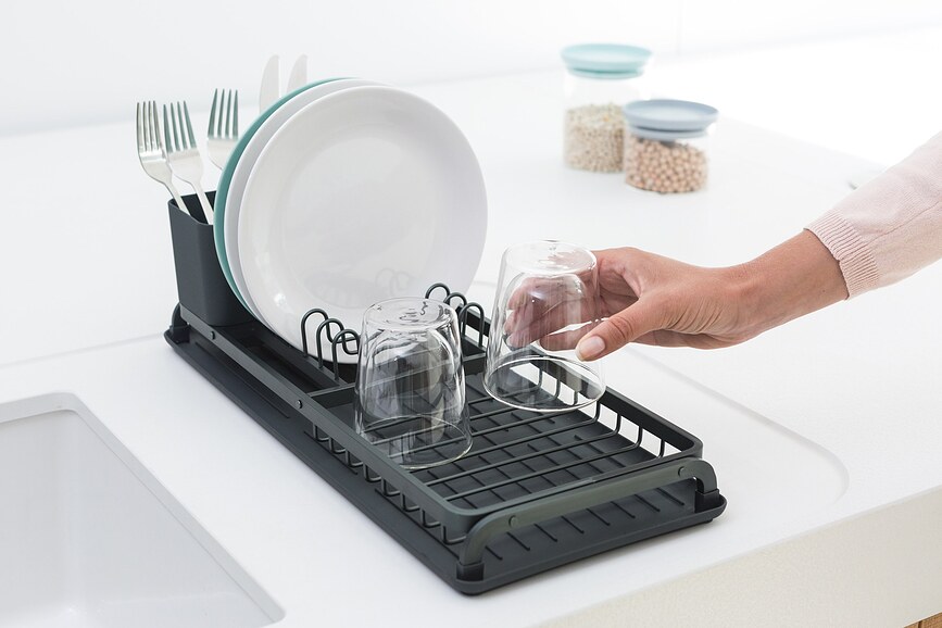 Brabantia Πιατοθήκη, μικρή, σκούρο γκρι