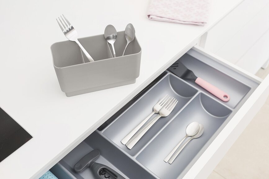 Brabantia Πιατοθήκη, μικρή, σκούρο γκρι