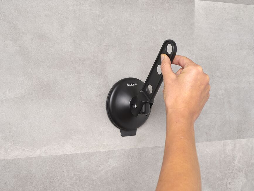 Brabantia Porte-Cintres à ventouse, noir