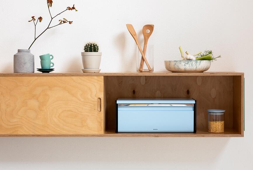 Brabantia Posoda za kruh pravokotna, matirano jeklo FPP