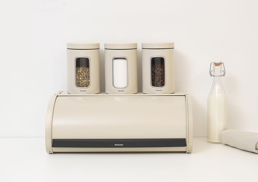 Brabantia Posoda za kruh, velika, mat črna