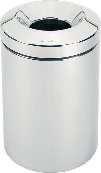 Brabantia Poubelle auto-extinguible, 7 L, acier mat