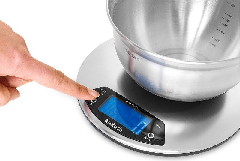 Brabantia Profile Kuhinjska Vaga okrugla