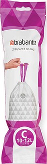 Brabantia Prügikotid suurus C 10-12 l PerfectFit 200 tk.