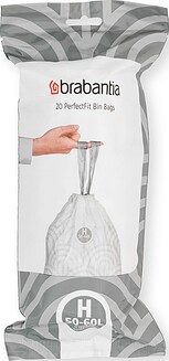 Brabantia Prügikotid suurus H 50-60 l PerfectFit 120 tk.