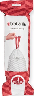 Brabantia Prügikotid suurus J 20-25 l PerfectFit 120 tk.