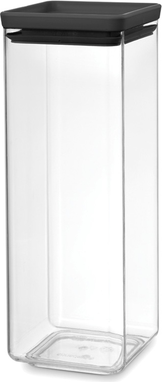 Brabantia Quadratischer Küchenbehälter groß dunkelgrau