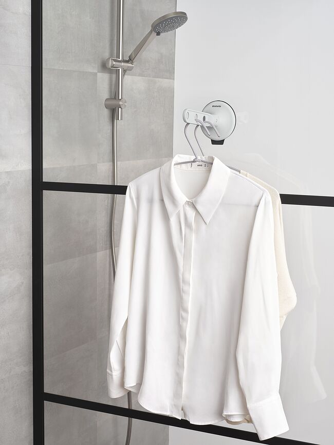 Brabantia ΣΤΗΡΙΓΜΑ ΚΡΕΜΑΣΤΡΑΣ, με βεντούζα, μαύρο