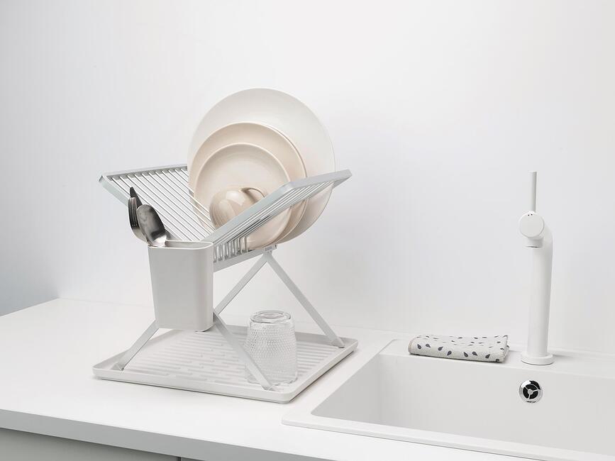 Brabantia Odcejalnik za posodo zložljiv, majhen, antracitni