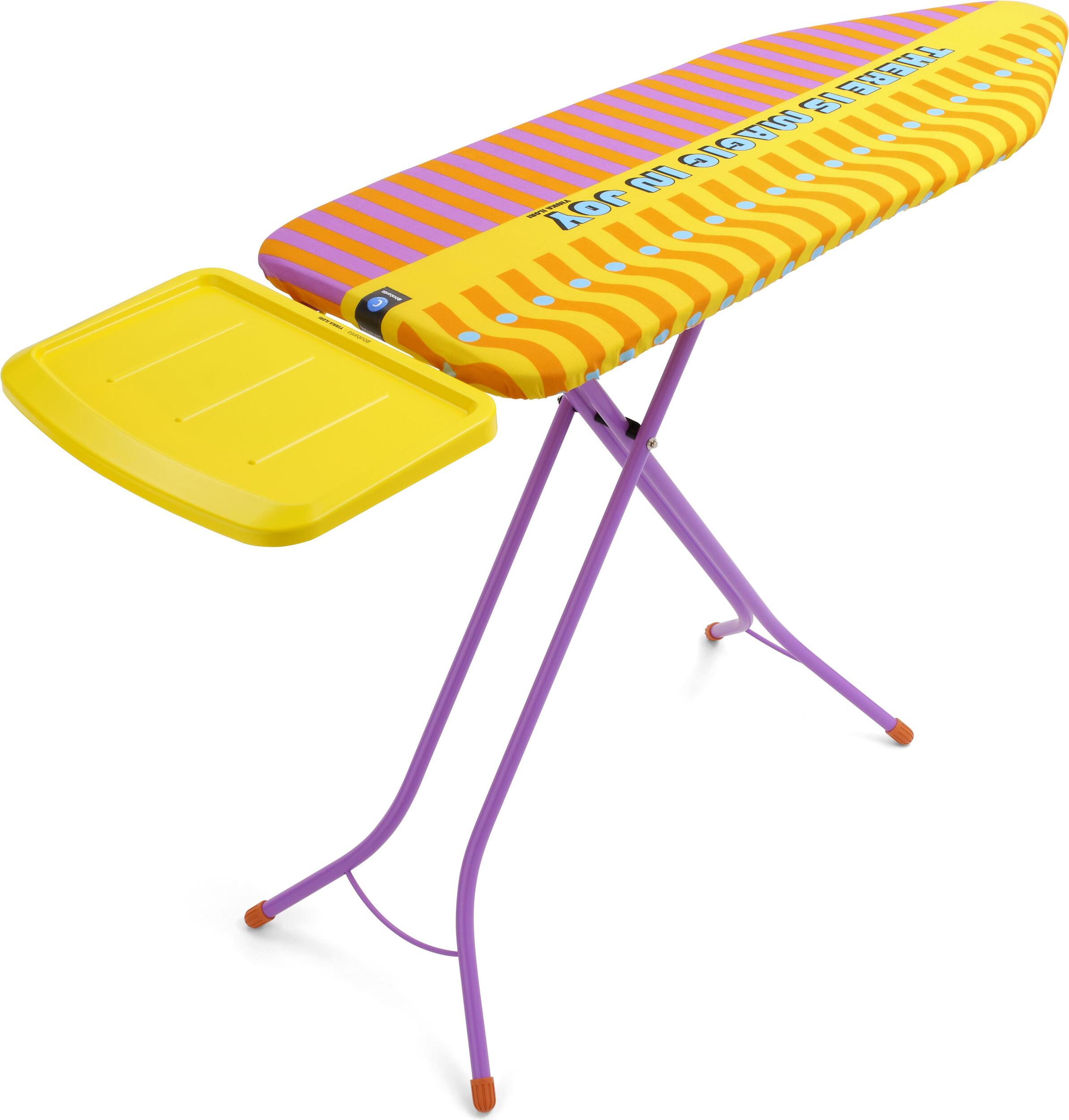 Brabantia Yinka Ilori Bügelbrett Gr. C mit Dampfbügelstationshalterung