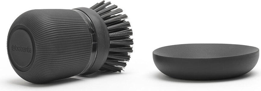 Cepillo para platos con dispensador Sink Side, gris oscuro