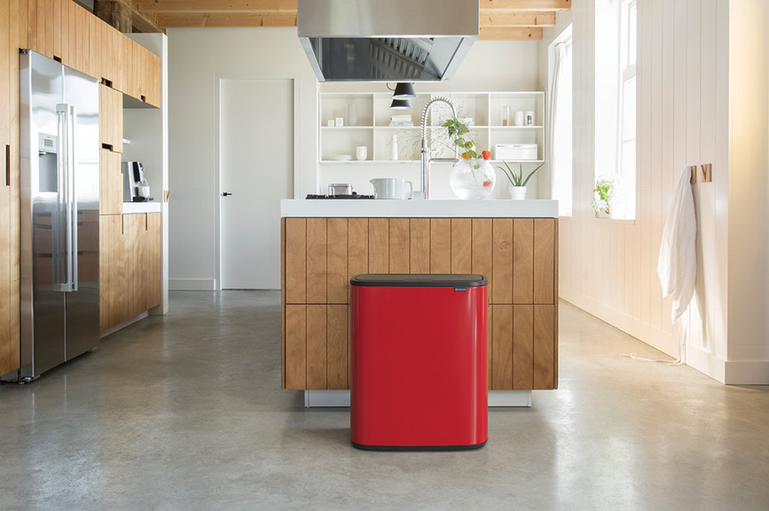 Pattumiera Bo Touch Bin 60 l, argento